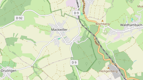 Carte de localisation de l'évènement
