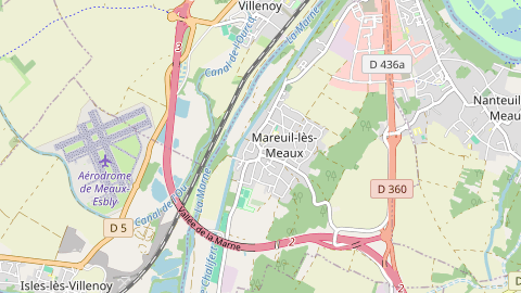 Carte de localisation de l'évènement