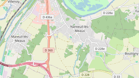 Carte de localisation de l'évènement