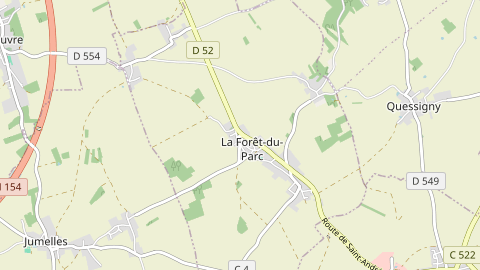 Carte de localisation de l'évènement