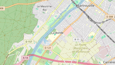 Carte de localisation de l'évènement