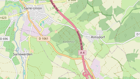 Carte de localisation de l'évènement