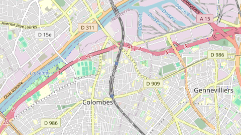 Carte de localisation de l'évènement