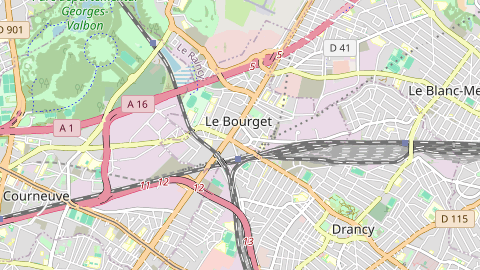 Carte de localisation de l'évènement