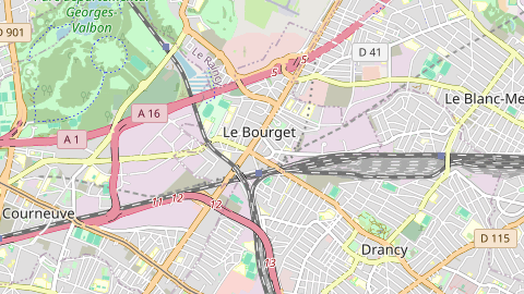 Carte de localisation de l'évènement