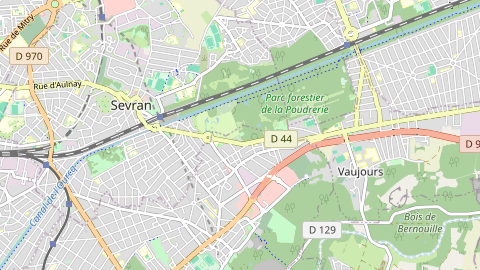 Carte de localisation de l'évènement