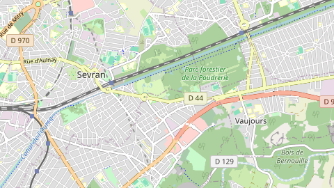 Carte de localisation de l'évènement