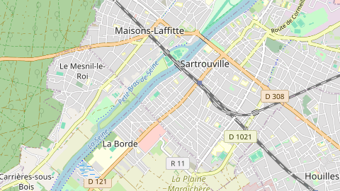 Carte de localisation de l'évènement