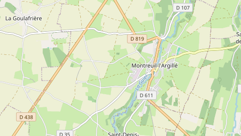 Carte de localisation de l'évènement