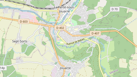 Carte de localisation de l'évènement