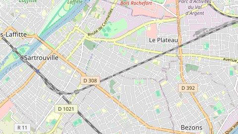 Carte de localisation de l'évènement