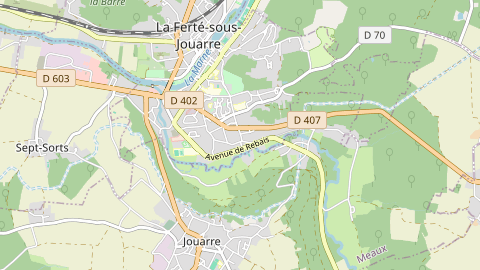 Carte de localisation de l'évènement