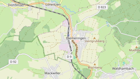 Carte de localisation de l'évènement