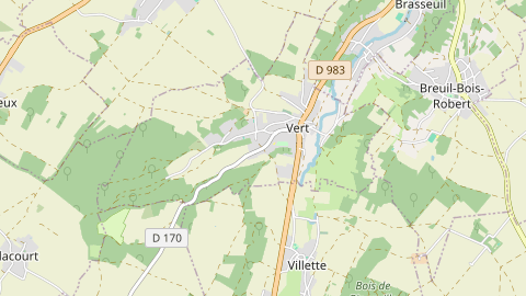 Carte de localisation de l'évènement