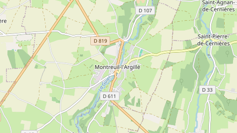Carte de localisation de l'évènement