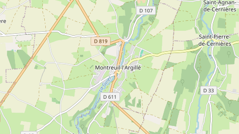 Carte de localisation de l'évènement