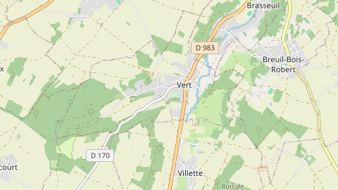 Carte de localisation de l'évènement