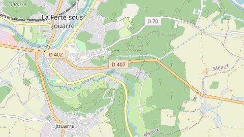 Carte de localisation de l'évènement