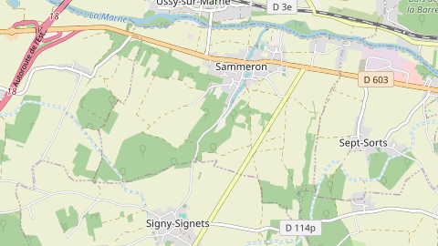 Carte de localisation de l'évènement