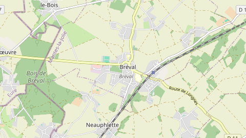 Carte de localisation de l'évènement