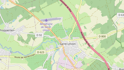 Carte de localisation de l'évènement