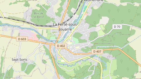 Carte de localisation de l'évènement