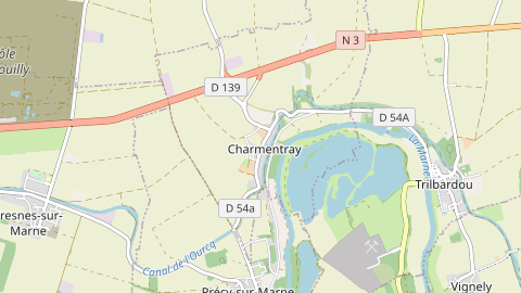 Carte de localisation de l'évènement