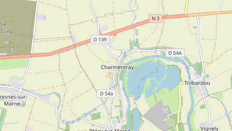 Carte de localisation de l'évènement