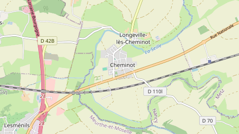 Carte de localisation de l'évènement