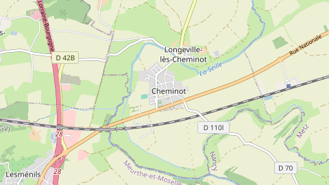 Carte de localisation de l'évènement