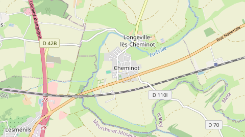 Carte de localisation de l'évènement