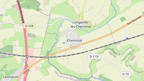 Carte de localisation de l'évènement