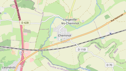 Carte de localisation de l'évènement