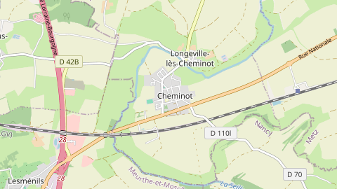 Carte de localisation de l'évènement