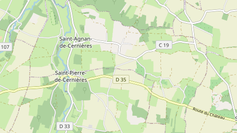 Carte de localisation de l'évènement