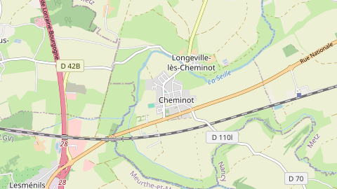 Carte de localisation de l'évènement