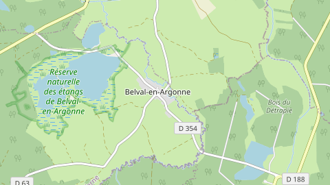 Carte de localisation de l'évènement