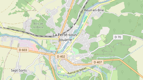 Carte de localisation de l'évènement