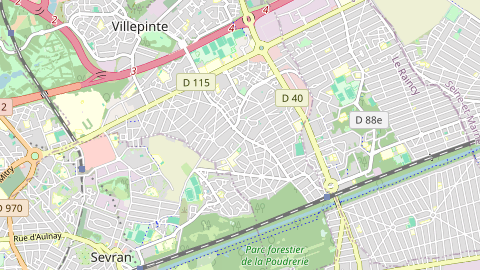 Carte de localisation de l'évènement