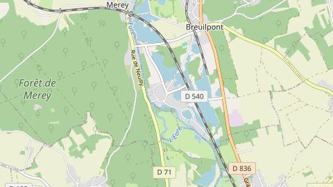 Carte de localisation de l'évènement