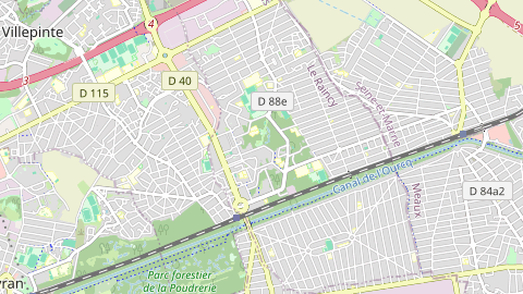 Carte de localisation de l'évènement