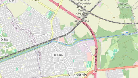 Carte de localisation de l'évènement