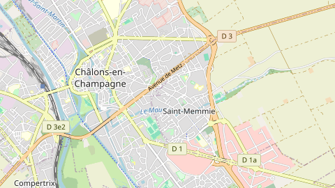 Carte de localisation de l'évènement