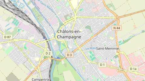 Carte de localisation de l'évènement