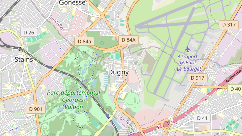 Carte de localisation de l'évènement