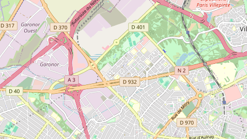 Carte de localisation de l'évènement