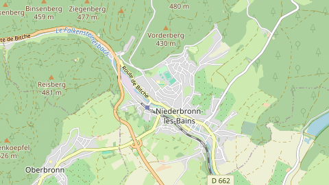 Carte de localisation de l'évènement