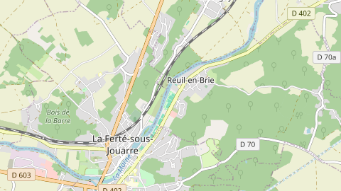 Carte de localisation de l'évènement