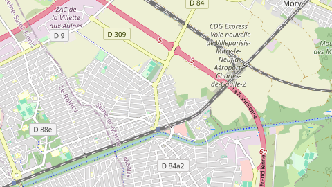 Carte de localisation de l'évènement