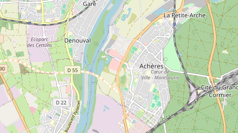 Carte de localisation de l'évènement